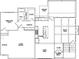 Floor plan featuring a kitchen, dining area, Gathering room, mudroom, guest suite, and two car garage at 3920 Bellair Dr, Marietta, GA 30066