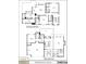 Floor plan showing layout of the first and second floor including kitchen, bedrooms, and baths at 3920 Bellair Dr, Marietta, GA 30066
