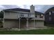 Home exterior featuring a ground level and a deck at 9399 Whaleys Lake Ln, Jonesboro, GA 30238