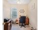 Bright office with a window, desk, and chair, ideal for a home workspace at 4034 Brockett Walk, Tucker, GA 30084