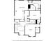Detailed floor plan showcasing the layout of the primary bedroom, bathroom, bedrooms, and laundry room at 2075 Old Georgian Nw Ter, Atlanta, GA 30318