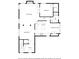 Detailed floor plan showcasing the layout of the living room, dining area, kitchen, bedroom, and breakfast nook at 2075 Old Georgian Nw Ter, Atlanta, GA 30318