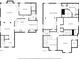Detailed floor plans showcasing the layouts of the rooms on the first floor and second floors at 2075 Old Georgian Nw Ter, Atlanta, GA 30318