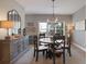 Well-lit dining area with views of backyard at 4105 Woodwind Dr, Cumming, GA 30028