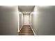 Inviting entryway with wood-look flooring and neutral wall paint at 5169 Hanover St, Atlanta, GA 30349