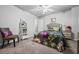 Cozy bedroom features a comfortable bed, stylish decor, and soft carpeting at 1326 Benbrooke Nw Ln, Acworth, GA 30101
