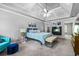 Comfortable main bedroom has a fireplace, sitting area and accent furniture at 1326 Benbrooke Nw Ln, Acworth, GA 30101