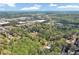 Expansive aerial view of wooded property with community pool and tennis courts; ideal for recreation and leisure at 1819 Yorkshire Dr, Woodstock, GA 30189
