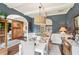 Stylish dining room with access to kitchen and other living areas at 6060 Country Lake Rd, Cumming, GA 30041