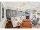 Cozy living area with a fireplace, comfortable seating, and stylish decor at 6060 Country Lake Rd, Cumming, GA 30041