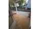 Private back patio area with concrete and wood fencing at 2012 Grove Park Ct, Marietta, GA 30062