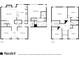 Detailed floor plan of the first and second floor, illustrating the layout with the room names and total square footage at 2181 Poplar Grove Ct, Snellville, GA 30078