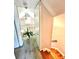 Hallway leading to the attic, showcasing stairs and a window at 635 Sw Queen Sw St, Atlanta, GA 30310
