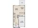 First floor plan showcasing an open concept kitchen, dining and Gathering room at 2544 Coventry Street Sw, Atlanta, GA 30331