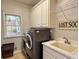 The laundry room features a utility sink and washer/dryer at 10355 Oxford Mill Cir, Johns Creek, GA 30022