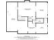 Basement floor plan with recreation room, sunroom, wet bar, bathroom, electrical room and room, perfect for entertaining at 7700 Dunvegan Close, Atlanta, GA 30350