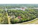 An aerial view of the property with close proximity to Lake Spivey and the deeded dock at 8518 Shoreview Ct, Jonesboro, GA 30236