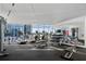 Bright fitness center featuring modern cardio equipment and weight training options with city views at 3107 Peachtree Ne Rd # 1403, Atlanta, GA 30305