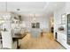 Bright, open kitchen with stainless steel appliances, a center island, and seamless cabinetry at 3107 Peachtree Ne Rd # 1403, Atlanta, GA 30305