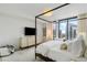 Spacious main bedroom featuring lots of natural light and a beautiful view of the city at 3107 Peachtree Ne Rd # 1403, Atlanta, GA 30305