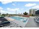 Rooftop pool with lounge chairs offering a relaxing retreat and city views at 3107 Peachtree Ne Rd # 1403, Atlanta, GA 30305