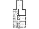 Second floor plan includes two bedrooms, bathroom, laundry, attic and storage spaces at 89 Little Magnolia Ln, Auburn, GA 30011