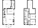 Detailed floor plan showcasing the layout of a two-story home with labeled rooms and dimensions at 89 Little Magnolia Ln, Auburn, GA 30011