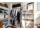 Organized walk-in closet with custom shelving, hanging rods, and storage bins to maximize space and organization at 2479 Peachtree Ne Rd # 1805, Atlanta, GA 30305