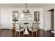 Dining room showcasing modern chandelier, stylish furnishings, and hardwood flooring at 2479 Peachtree Ne Rd # 1805, Atlanta, GA 30305