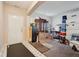 The entryway shows a foyer with hardwood floors and a door leading outside at 415 Clairidge Sw Ln, Lawrenceville, GA 30046