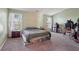 Spacious bedroom with green walls, neutral carpet, and plenty of room at 415 Clairidge Sw Ln, Lawrenceville, GA 30046