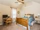 Cozy bedroom with a vaulted ceiling, desk, and a large window for natural light at 180 Cleburne, Acworth, GA 30101
