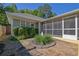 Private courtyard with garden and access to screened porch and patio at 308 Jessica Way, Canton, GA 30114