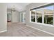 Carpeted dining room with a view of the backyard at 308 Jessica Way, Canton, GA 30114