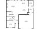 Layout of the first floor, including the living room, kitchen, dining area, office, and garage at 3638 Silvery Way, Powder Springs, GA 30127