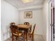 Basement featuring a game table with four chairs, offering a recreational space for Gathering and friends at 104 Lumby Ln, Stockbridge, GA 30281