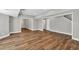 Open basement featuring hardwood flooring at 3634 Lost Oak Dr, Buford, GA 30519