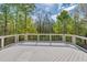 Deck overlooking the private back yard at 3634 Lost Oak Dr, Buford, GA 30519