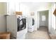 Spacious laundry room featuring modern appliances, storage, and light-filled interiors at 540 Cambridge Way, Atlanta, GA 30328