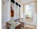 Mud room featuring coat hooks, storage, and a wood bench at 540 Cambridge Way, Atlanta, GA 30328