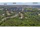 Aerial view highlighting the neighborhood layout and proximity to amenities in Acworth, GA at 150 Fitzroy Ln, Acworth, GA 30101