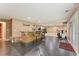 Finished basement with a custom bar, ample space for recreation, and walkout access at 150 Fitzroy Ln, Acworth, GA 30101