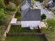 The backyard is fenced for privacy and features a grassy area, making it ideal for children and pets at 1389 Shadow Creek Ave, Hampton, GA 30228
