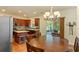 Kitchen and breakfast area with updated appliances and access to back yard at 209 Crestmont Way, Canton, GA 30114