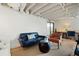Finished basement with a stylish seating area and a functional workspace at 2155 Old Dallas Rd, Marietta, GA 30064