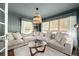 Relaxing living room features a large sectional, modern coffee table, and many windows for ample natural light at 2155 Old Dallas Rd, Marietta, GA 30064