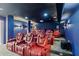 Luxurious home theater with plush seating, a large screen, and elegant lighting for the ultimate viewing experience at 335 Birkdale Dr, Fayetteville, GA 30215