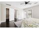 Bedroom with an exterior door, large windows, and a walk-in closet at 1084 Regent Sw St, Atlanta, GA 30310