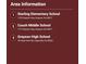 Area information with a list of schools at 1543 Dover Creek Ln, Lawrenceville, GA 30045