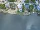 Breathtaking aerial shot of a waterfront property with stunning lake views and mature trees at 140 N Lakeside Nw Dr, Kennesaw, GA 30144